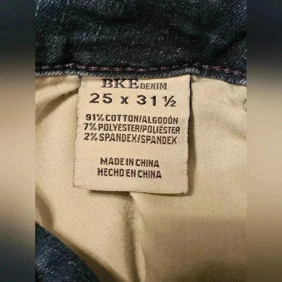 BKE Skinny Jeans Size 25 x 31 1/2‎ - Picture 4 of 4